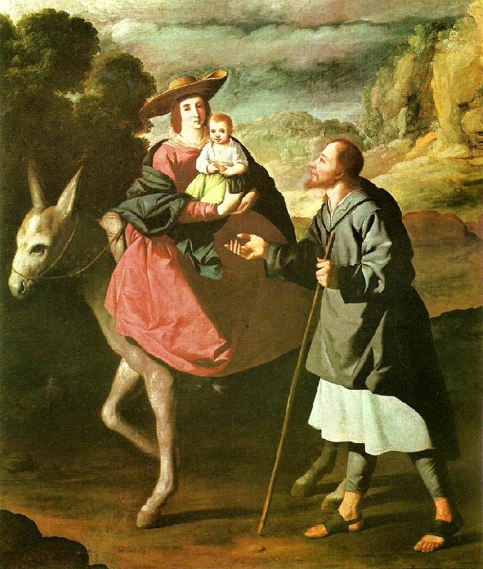 Francisco de Zurbaran the flight from egypt